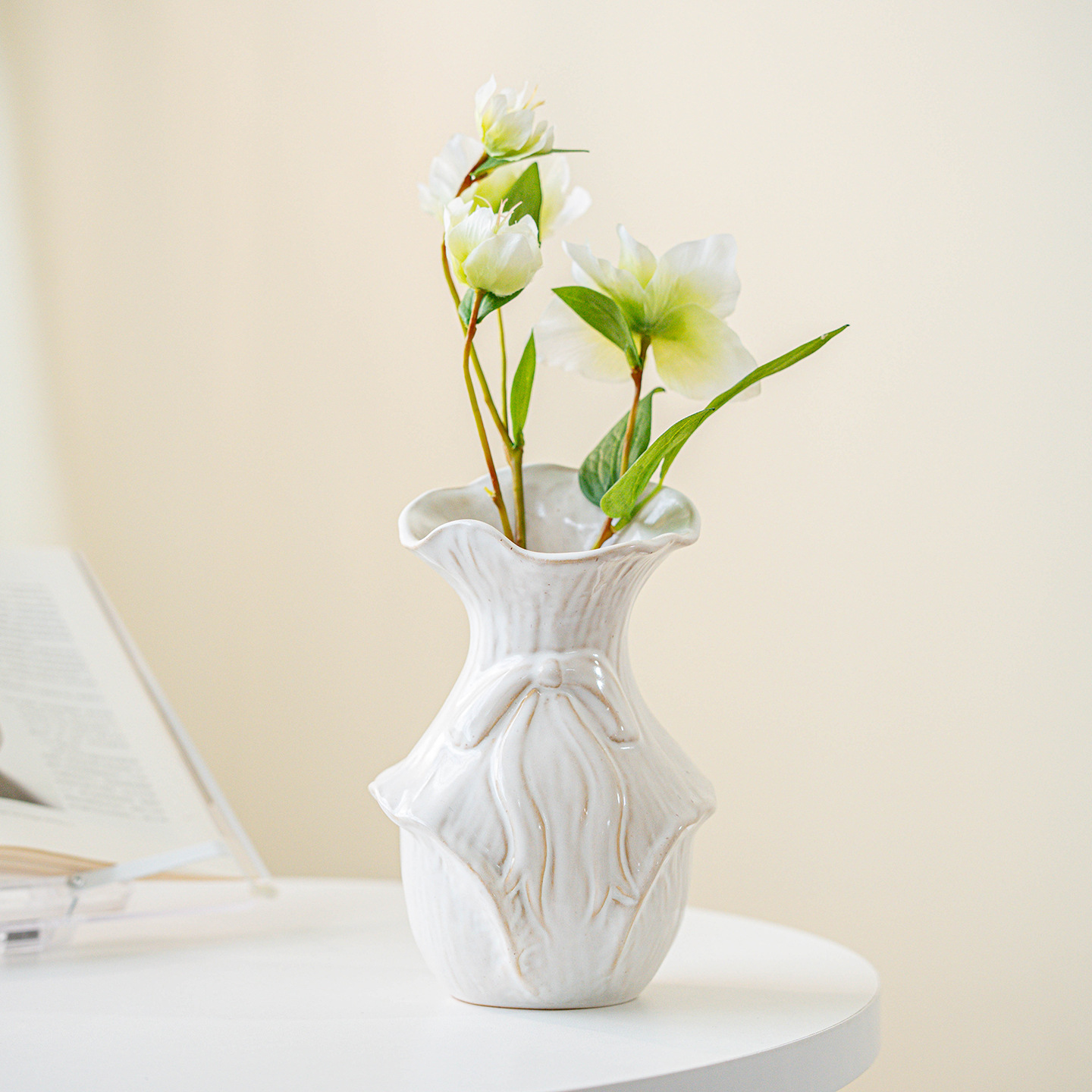 Pampas Grass Decor - CAPIRON Retro Nordic Ceramic Vase for