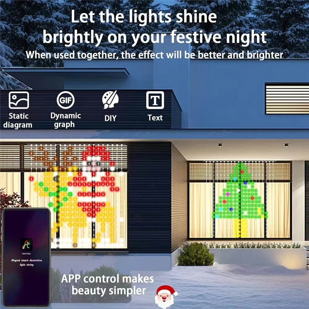 Smart LED Curtain Lights RGB A - Home Decor Free App review and price
