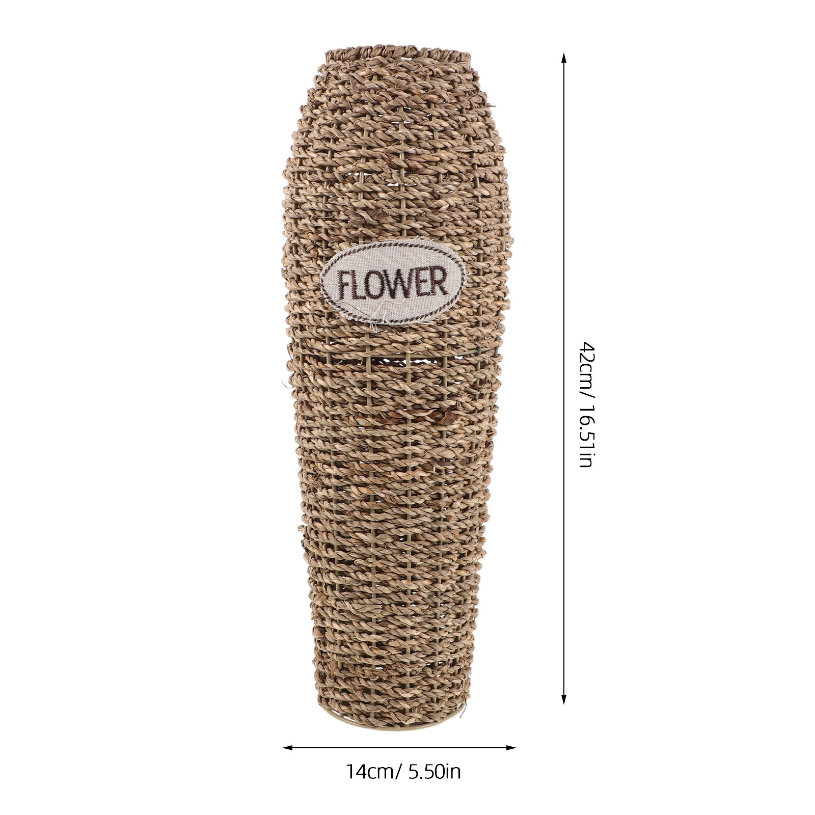 Rattan Floor Vase Tall 16.54 I - Pampas Grass Decor review and price
