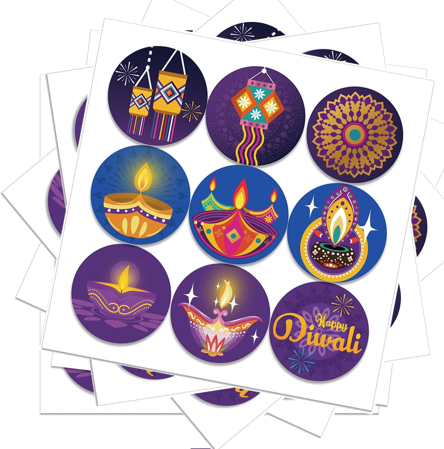 Happy Diwali stickers Indian F - Home Decor Indonesia review and price