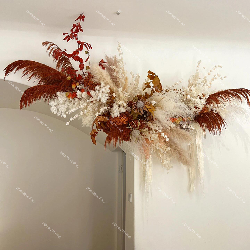 Pampas Grass Artificial Rose F - Pampas Grass Decor review and price