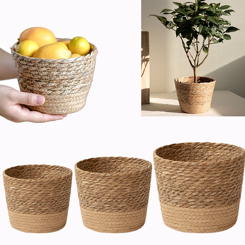 Multi-purpose Woven Storage Ba - Rattan Plant Basket review and price