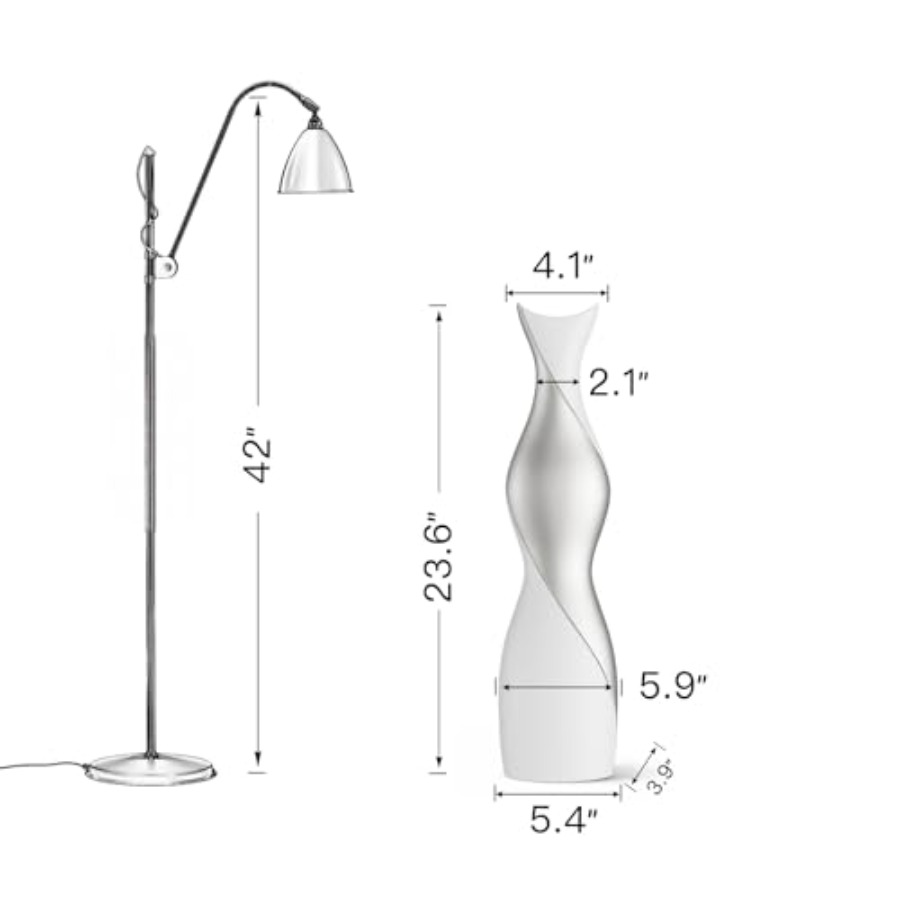 Modern Floor Vase for Living R - Pampas Grass Decor review and price