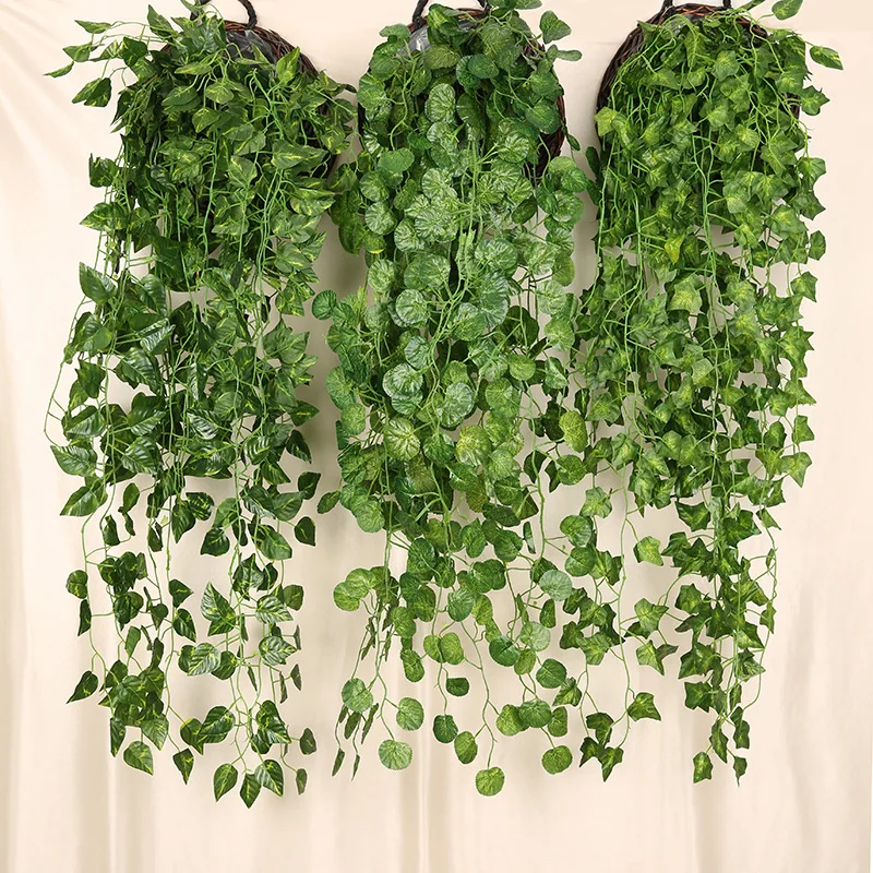 90cm Artificial Green Radish W - Rattan Plant Basket review and price
