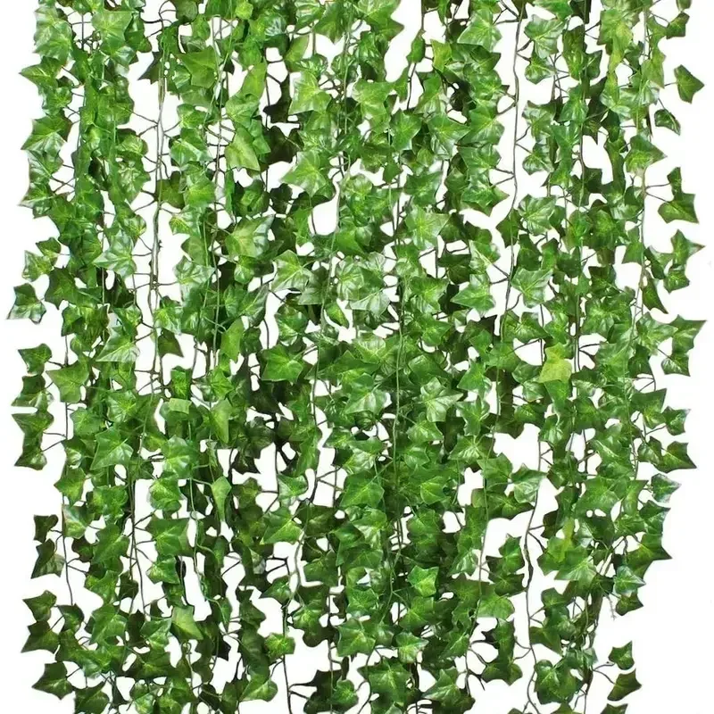 Artificial Green Ivy Leaf Ratt - Rattan Plant Basket review and price