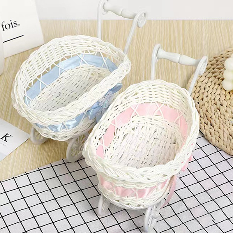 1Pcs Basket Baby Cart Stroller - Rattan Plant Basket review and price